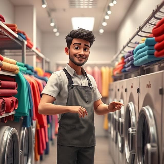 Dyers & Cleaners illustration