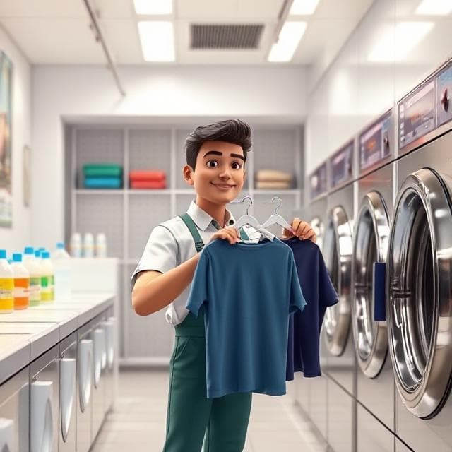 Solvent Dry Cleaners illustration